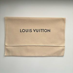 AUTHENTIC Louis Vuitton soft dust bag envelope style